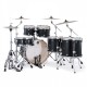 Mapex Mars Maple 6-Piece Studioease Shell Pack Matte Black (KD)